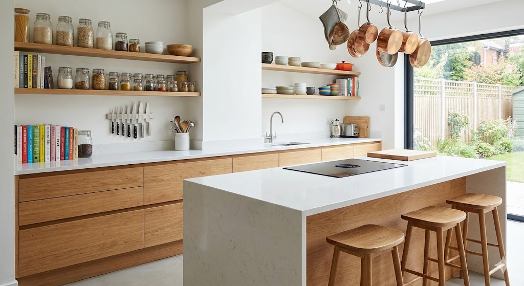 Fully organized modern kitchen